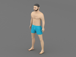 Man in shorts